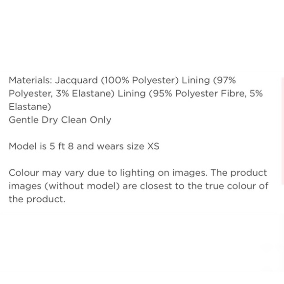 NWOT HOUSE OF CB 'Mona' Jacquard Boned Bustier Long Sleeve Mini Dress Size XS - Picture 16 of 16